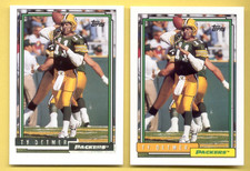 1992 Topps TY DETMER Green Bay Packers Rookie Card + Gold Insert Card. rookie card picture