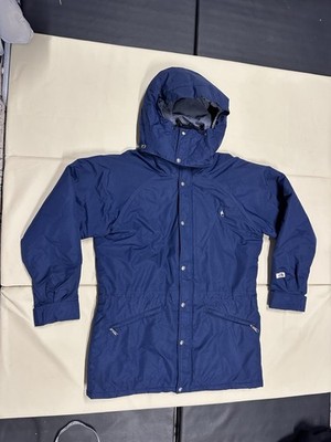 VTG The North Face GORE-TEX Mountain Parka Jacket Mens L Blue Made in USA