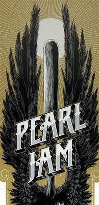 Pearl Jam 2016 Wrigley Field Chicago Poster Ken Taylor