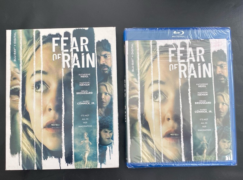 Fear of Rain [Blu-ray + Slipcover] No Digital LIKE NEW! Katherine Heigl
