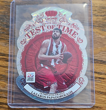 Panini Crown Royale EuroLeague Test of Time Lazaros Papadopoulos #8 Red /49