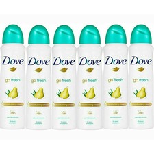 Dove Pear  Aloe Antiperspirant 48 Hr Deodorant Spray  6 pk  150ml, 5.07 oz.