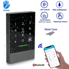 K2 Bluetooth V4.1 Door Access Control System IP66 TTLock RFID 13.56Mhz Reader