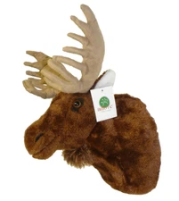 Adore 13" Yukon The Moose Plush Stuffed Animal Walltoy Wall Mount NWT