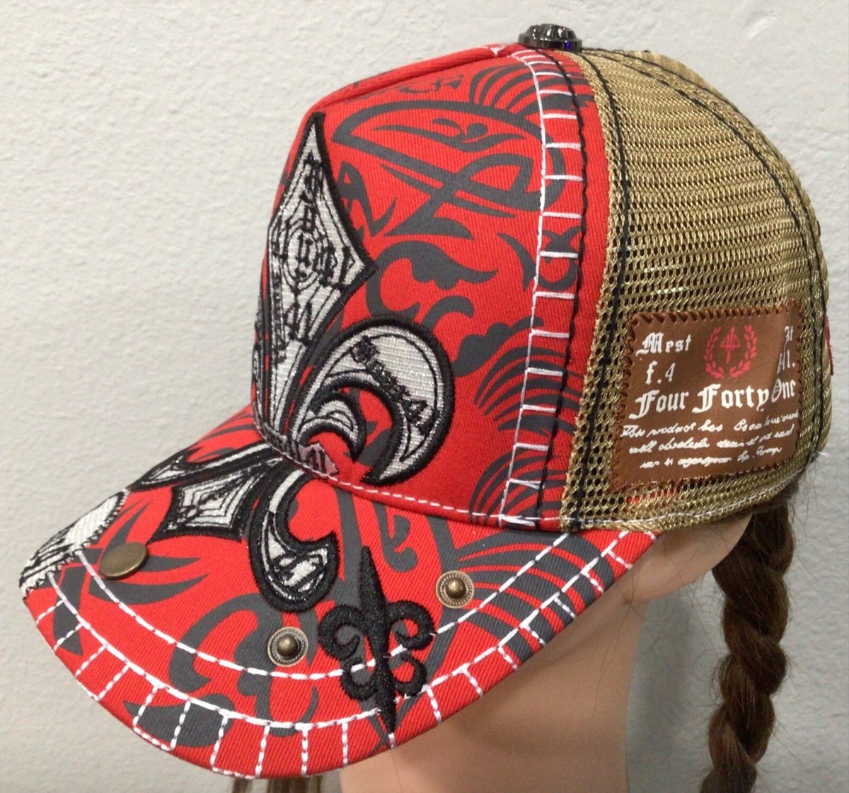 希少★FOURTHIRTY 430 FADE CAP 綿100% 2021AW 430 FOURTHIRTY フォーサーティー HW BIG HAT 25-100 2025年5月