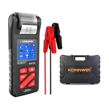 6V 12V 24V Heavy Duty Truck Moto Car Battery Tester Battery Analyzer w/ Printer