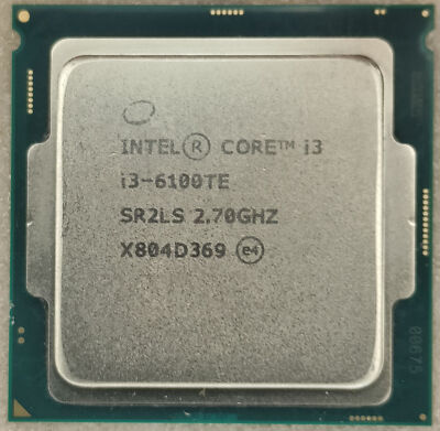 6th Gen Intel Core i3-6100TE LGA-1151 CPU Processor 2.70 GHz Dual-Core Desktop