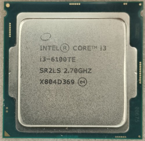 6th Gen Intel Core i3-6100TE LGA-1151 CPU Processor 2.70 GHz Dual-Core Desktop - 第 1/4 張圖片