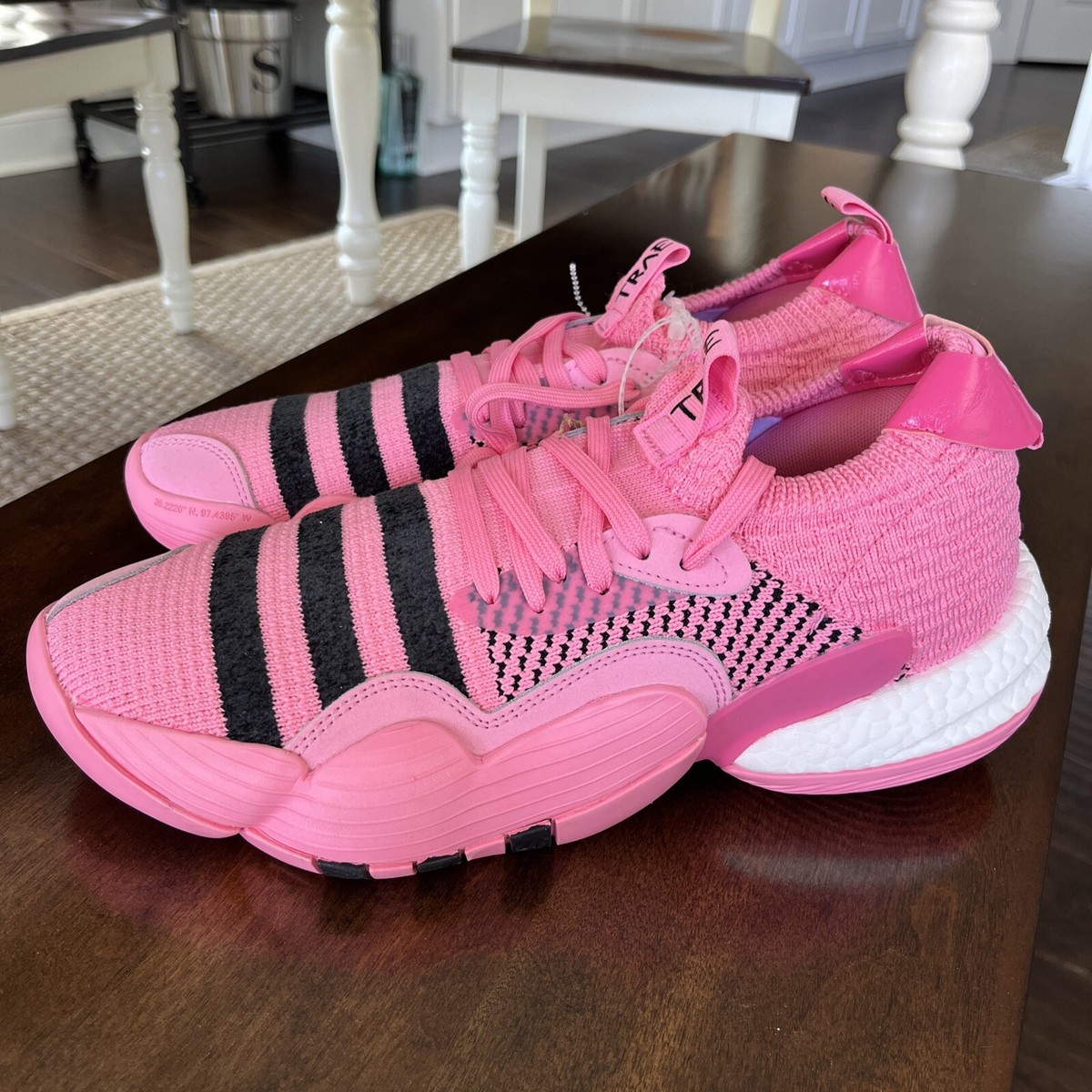 Adidas Trae Young 2.0 Basketball Trap House Shoes Pink Men's Size
