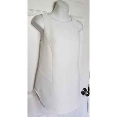 Cabi Womens Top Shell Size XS Jubilee Sleeveless White zip #997 | eBay