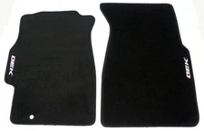 4 PC CARPETS SET 96-00 CIVIC 3DR EK9 HATCH DX CX BLACK FLOOR MATS CUSTOM FIT 