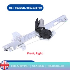 Front Driver Side Window Regulator with Motor for Citroen C4 MK2 / DS4 11-18