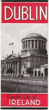 1940's Dublin Capital City of Ireland Street Plan Tourist Brochure