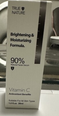 True Nature Brightening & Moisturizing Formula Vitamin C Antioxidant Benefits