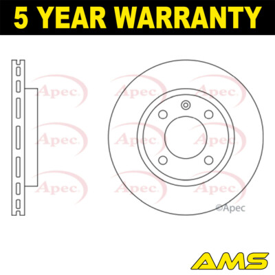 Fits VW Golf Scirocco Polo Seat Ibiza Brake Disc Front AMS 814615301