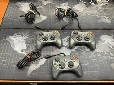 LOT 3 XBOX 360 Joytech Wired NEO SE Advanced Controller (UNTESTED, FOR PARTS)