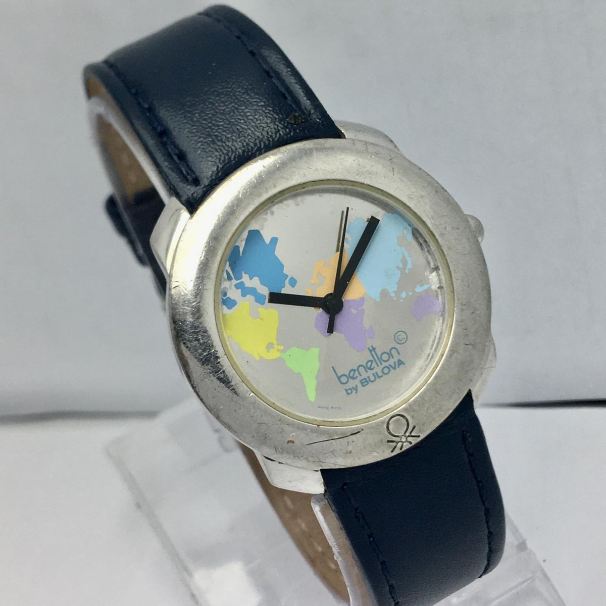 Benetton By Bulova Earth Quartz Vintage Men's Watch SBZ103RM10 | eBay