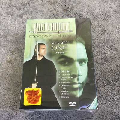 Sealed Highlander: The Series - Season One (DVD, 2002, 9-Disc Set)