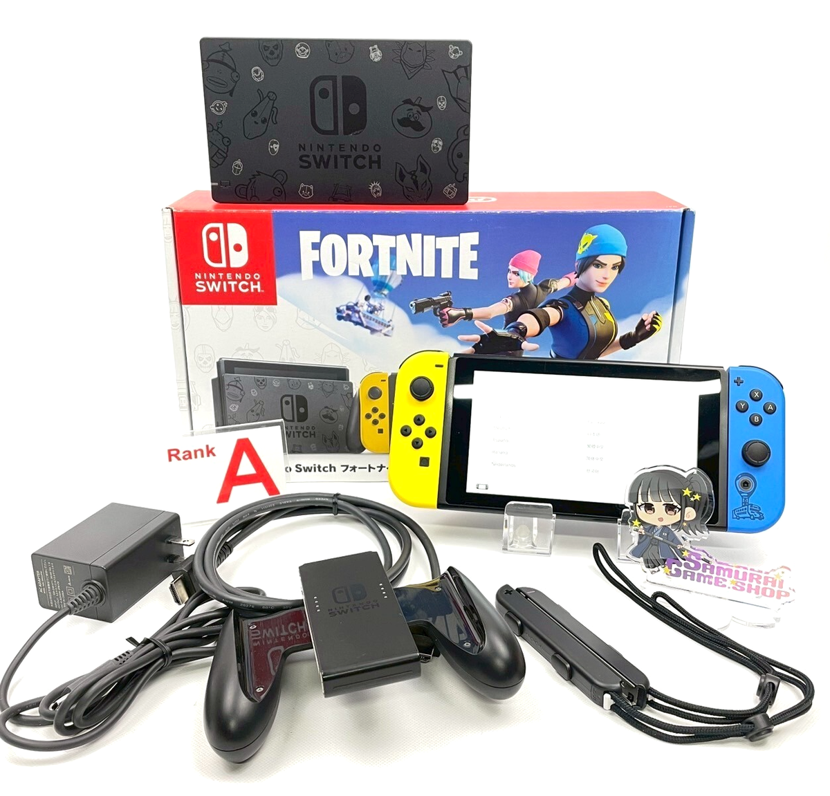 Nintendo Switch HAC-001(-01) Console Fortnite Wildcat Edition A