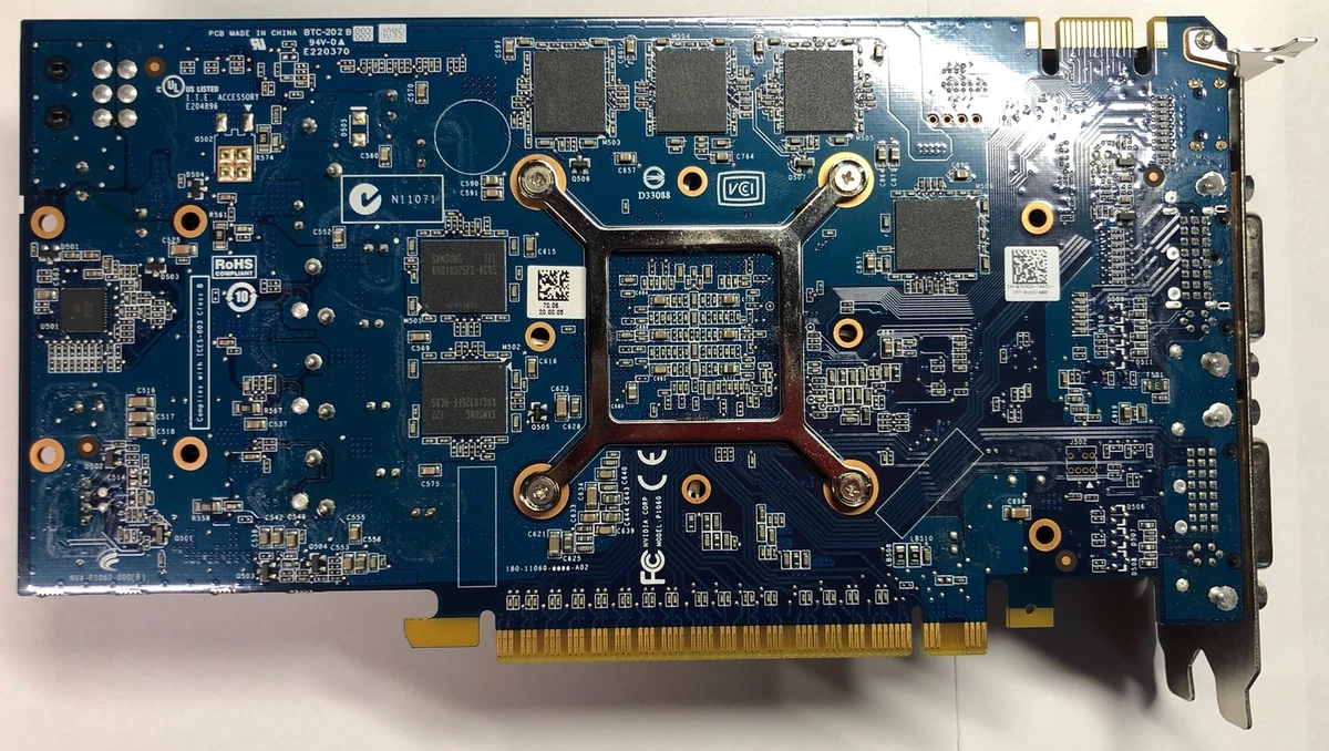 Dell 7K9GX NVIDIA GeForce GTS 450 1.5GB GDDR5 2 Dual Link DVI Mini
