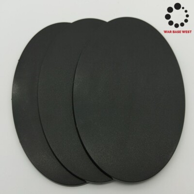Lot Of 3 150mm x 95mm Large Oval Bases Used For Warhammer 40k & AoS GW Wartrike