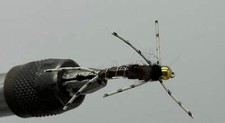 One Dozen (12) Tungsten Beadhead Stonefly Black- Strike Fly Company