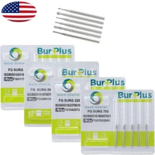 WAVE Dental Oral Surgical Burs FG Carbide Bur 25mm Round End Taper Friction Grip