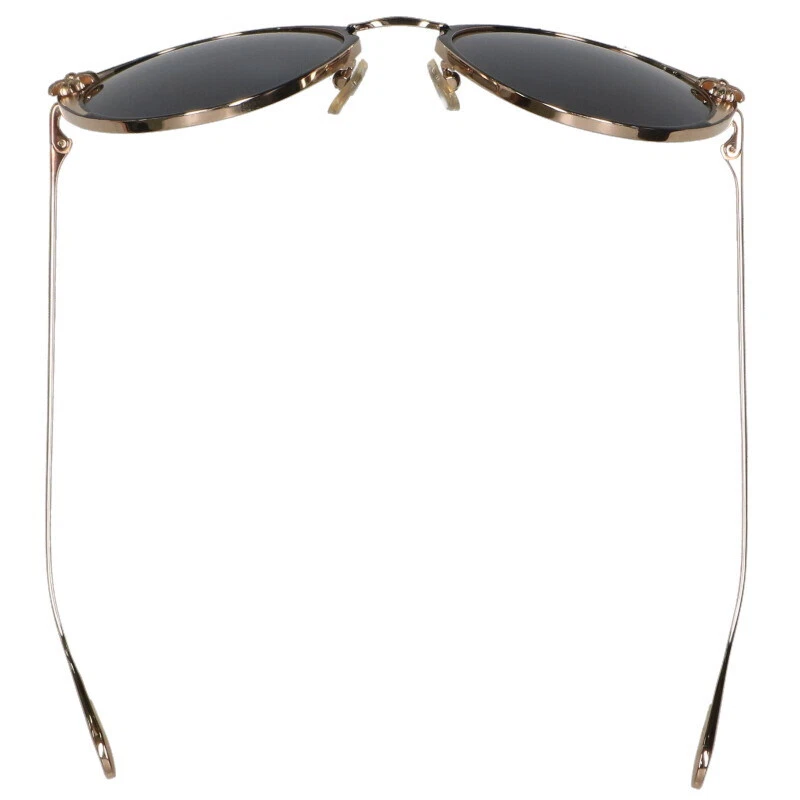 Auténticas gafas de sol redondas CHROME HEARTS Vajazzle talla CH Plus negras y doradas 54-20 132 Foto 3 de 3