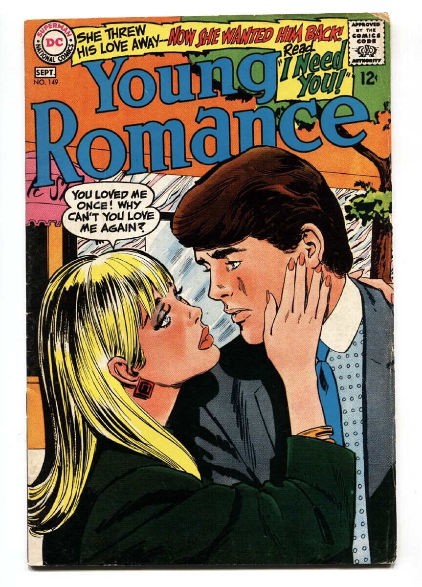 Young Romance #149 1967 - DC -VG/FN - Comic Book | eBay Young Romance #149 1967 - DC -VG/FN - Comic Book | eBay
