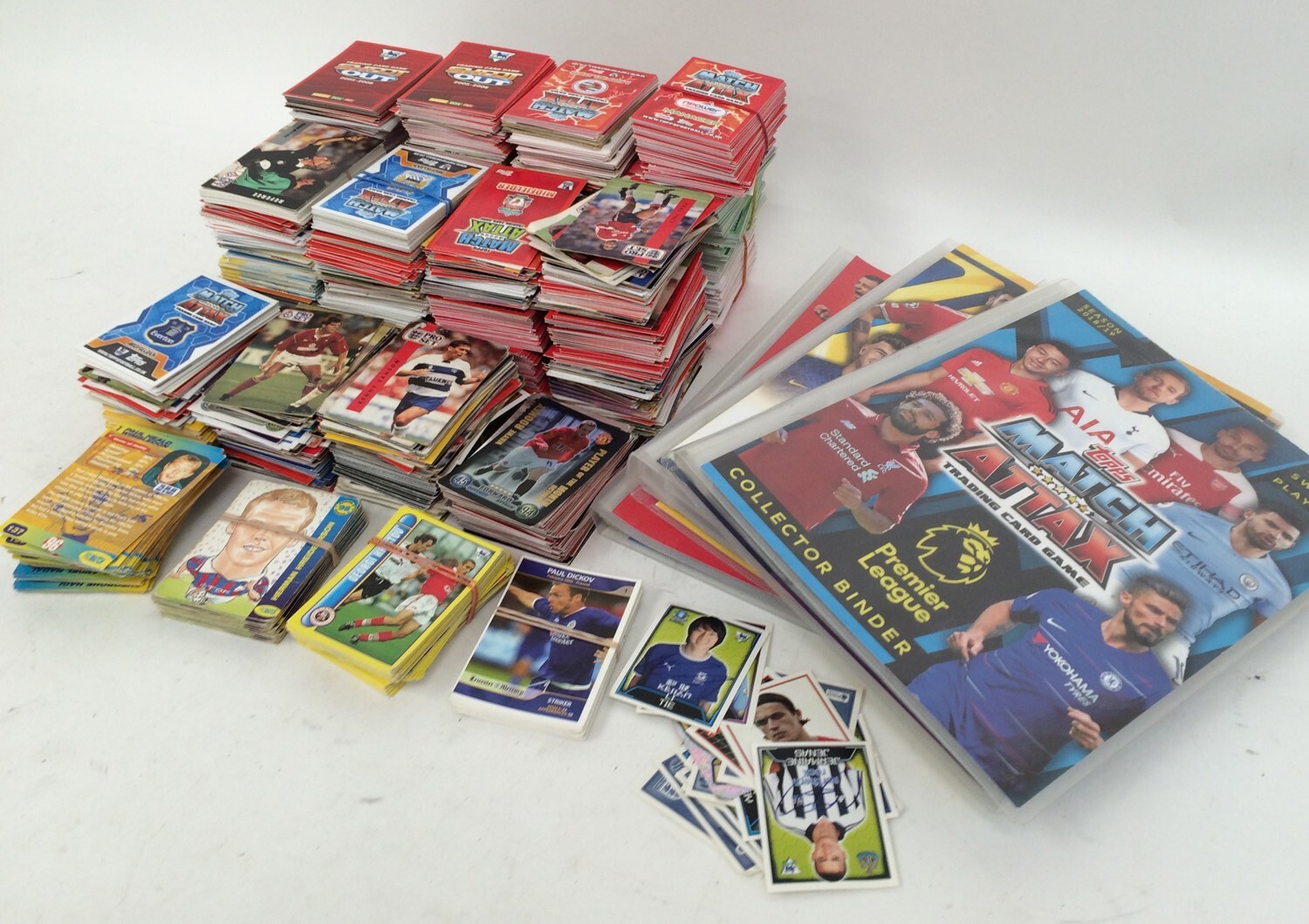 Football Trading Cards & Binders Large Mixed Bundle Merlin ProSet MatchAttax eBay