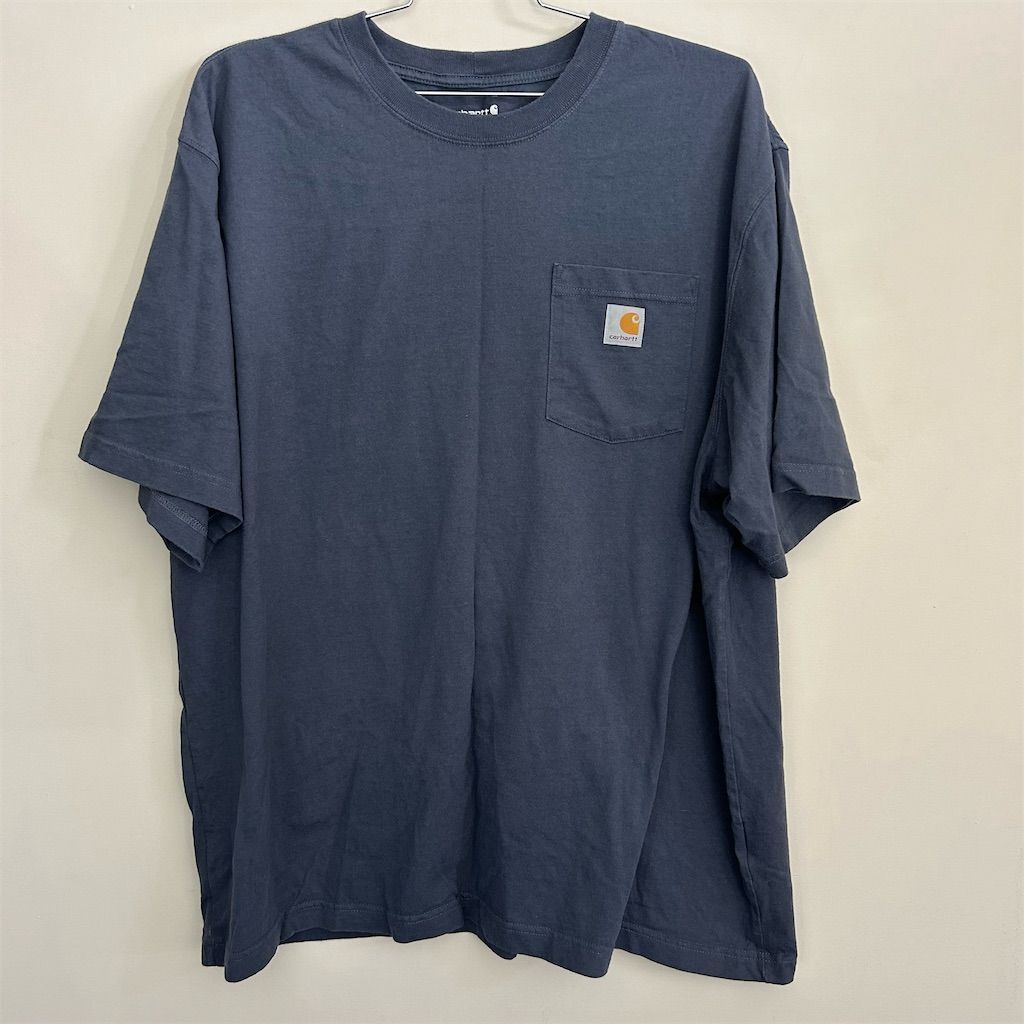 Carhartt Men's 2XL Blue Short Sleeve Pocket T-Shirt Relaxed Fit