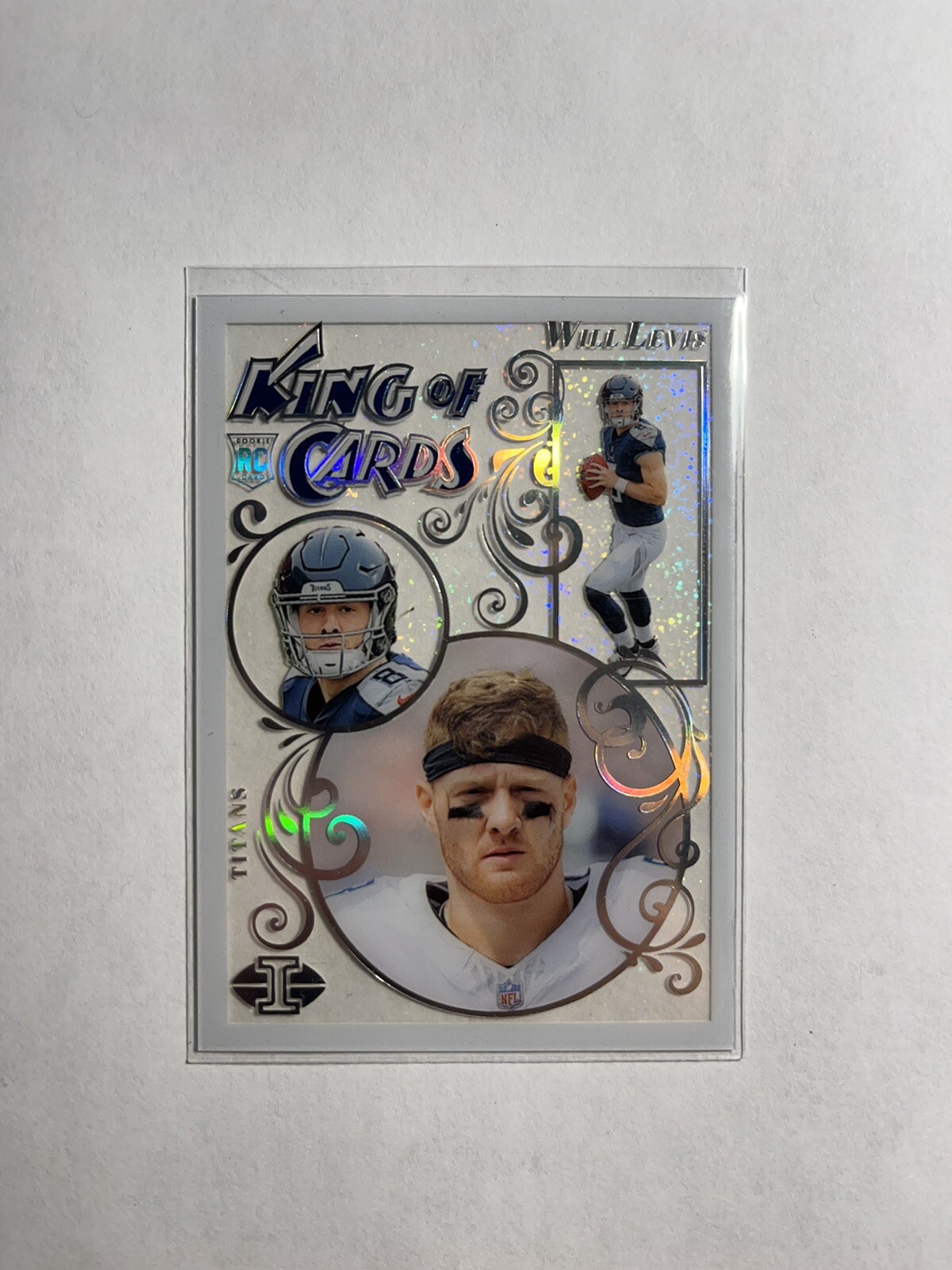 Will Levis 2023 Illusions King of Cards Stardust Rookie SSP #20 Tennessee Titans