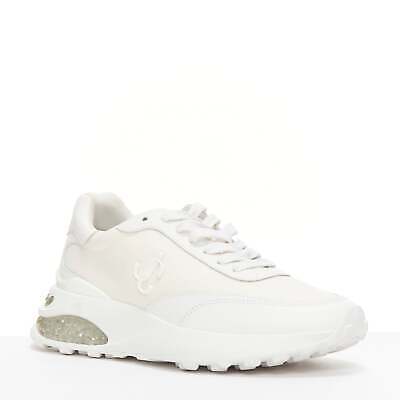 JIMMY CHOO Memphis white JC logo clear debossed crystal dad JIMMY CHOO Memphis white JC logo clear debossed crystal dad