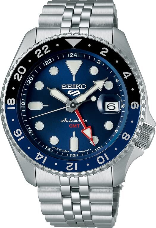Seiko 5 Sports SBSC003 SKX Sports Style GMT Automatic Men Watch