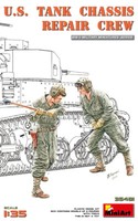 Miniart 35481 U.S. Tank Chasis Repair Crew MaßStab 1/35