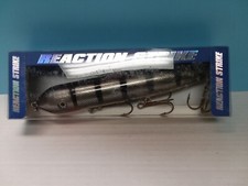 Reaction Strike - Home Wrecker - Pike and Muskie Top Water Bait - Black Silver