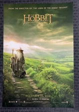 2012 THE HOBBIT An Unexpected Journey 11.5x17" Movie Poster FVF 7.0 iMAX 3D AMC