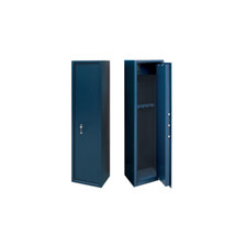 Waffenschrank Für 5 Gewehre Mit Kleinem Safe Cm 35X30X145H