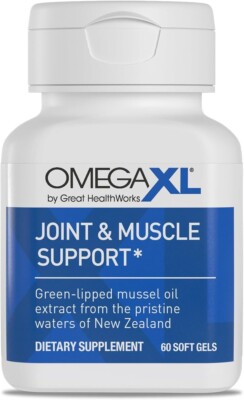 New Omega XL Natural Joint Muscle Support Omega 3 Joint Pain Relief 60 c
