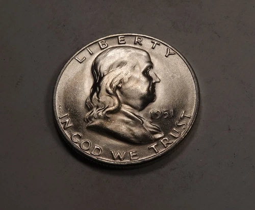 1951-S Franklin Half Dollar * Gem BU * 90% Silver * XH131