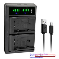 Kastar Battery LTD2 USB Charger for HITACHI DZ-BP7S DZ-BX35 DZ-BX35A DZ-BX35E