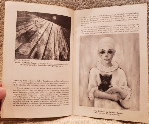 LIBRETTO LIBRO ORIGINALE VINTAGE ANNI 60 MARGARET WALTER KEANE OCCHI GRANDI - Foto 4 di 9