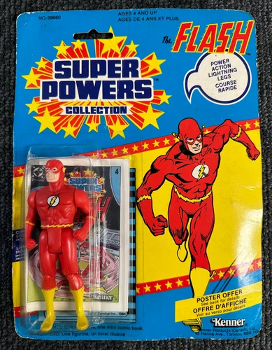 FACTORY SEALED 1984 KENNER SUPER POWERS COLLECTION THE FLASH VINTAGE ACTION FIGU