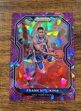 2020-21 Panini Prizm Cracked Purple Ice #113 Frank Ntilikina /175 Knicks SP