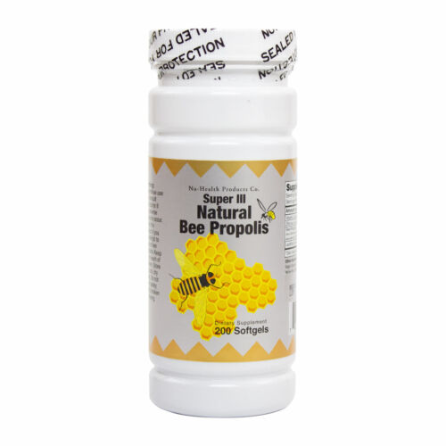 NuHealth Super Natural Bee Propolis 200 Softgels Immune Support