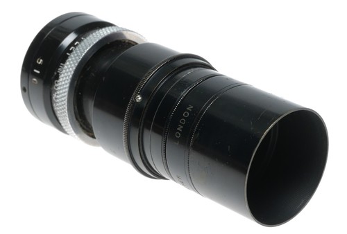 Dallmeyer 3 inch F/3.5 Telephoto K1 London C-mount vintage camera lens - Picture 9 of 11
