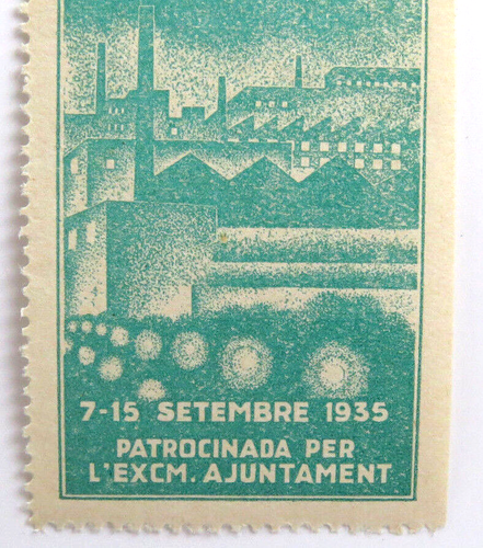 Poster Stamp Cinderella Fira D'Olot Olot Fair Catalonia Spain 1935 - Picture 3 of 4