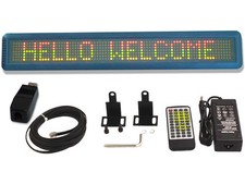 LED Sign Indoor LED scrolling Display Board 7x80 Pixels