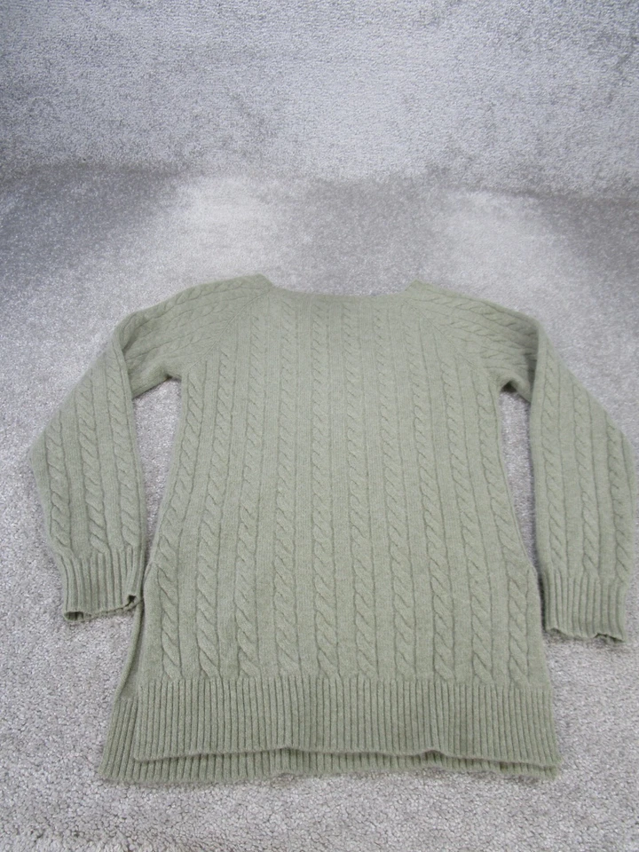 Brunello Cucinelli 毛衣女式小号米色电缆针织羊绒 — 第 3/4 张图片