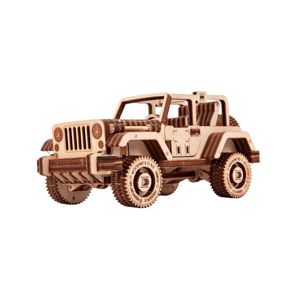Wood Trick WDTK008 Safari Car Wooded Model Kit